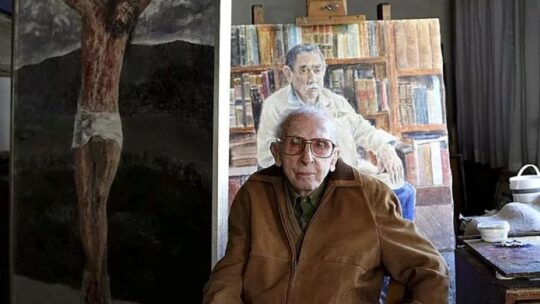 La edad capicúa del abuelo pintor de España: 111 años de pinceladas