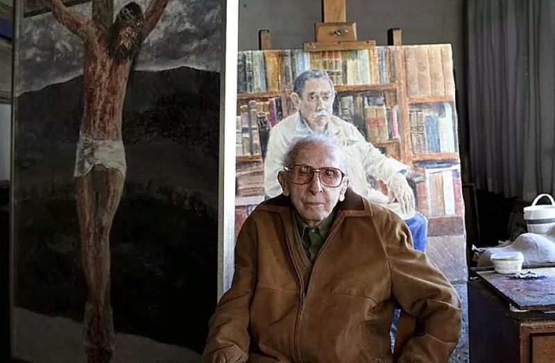 La edad capicúa del abuelo pintor de España: 111 años de pinceladas