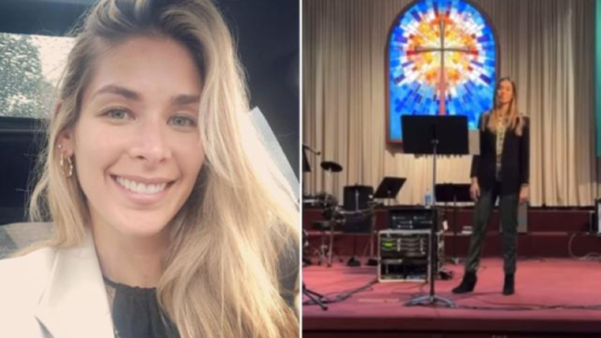 Ex miss Universo Dayana Mendoza ahora predica en una iglesia