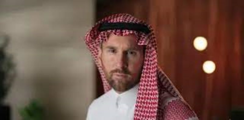 Messi es la nueva imagen de ropa de lujo en Arabia Saudi