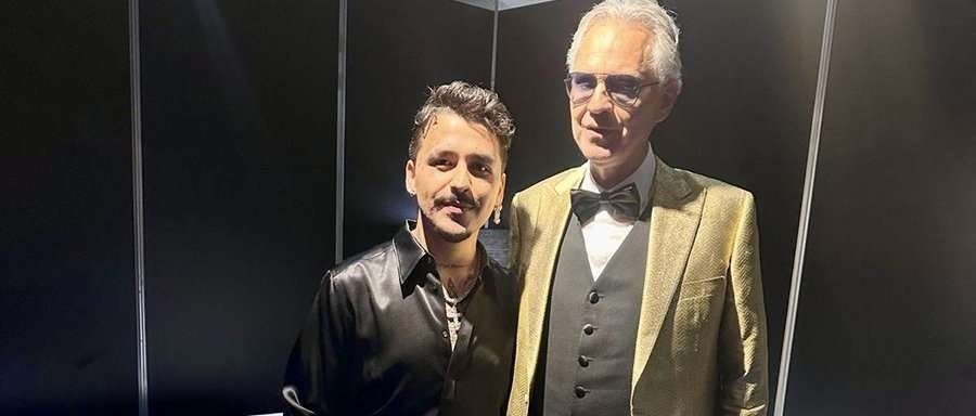 CHRISTIAN NODAL será el único latino en participar en el concierto de Andrea Bocelli
