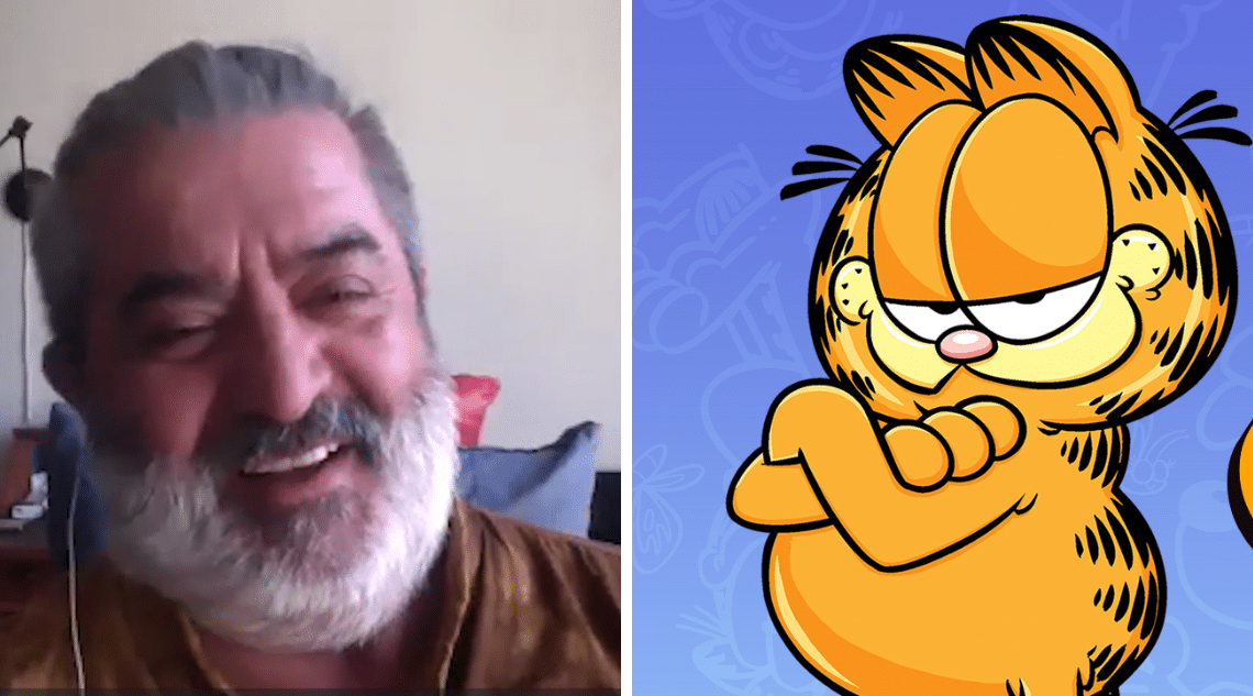 Sandro Larenas, la voz de Garfield por décadas, da vida ahora al padre del famoso gato