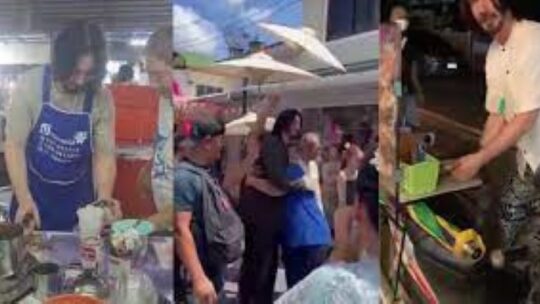 Doble de Keanu Reeves enloquece en la calles de Tailandia