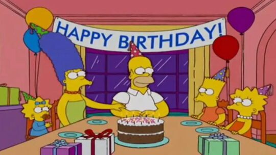 12 de mayo: hoy es el cumpleaños numero 68 de Homero Simpson