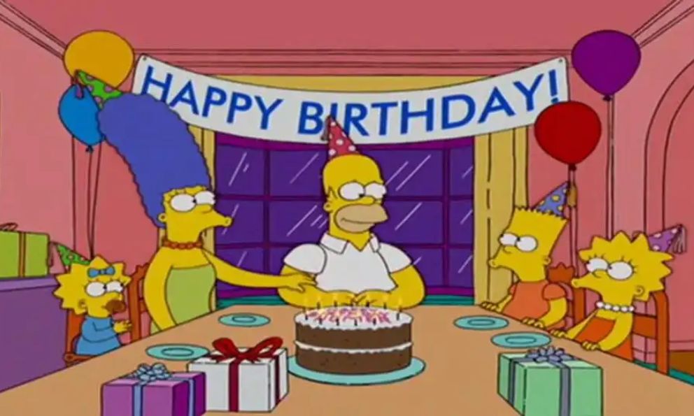 12 de mayo: hoy es el cumpleaños numero 68 de Homero Simpson