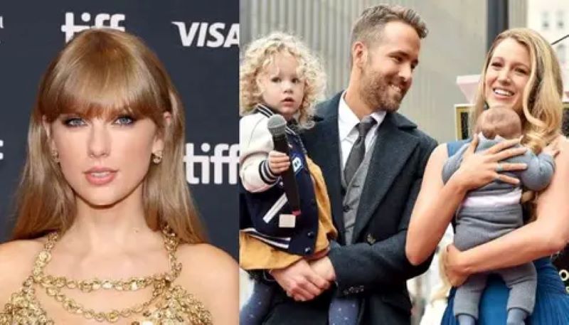 Taylor Swift es la madrina de los cuatro hijos de Ryan Reynolds y Blake Lively, reveló la cantante