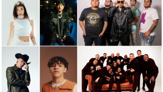Fuerza Regida, María Becerra y Yandel actuarán en los premios Latin Billboard