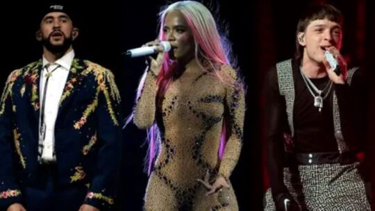 Karol G noquea a Peso Pluma y a Bad Bunny en Premios Latin Billboard 2024