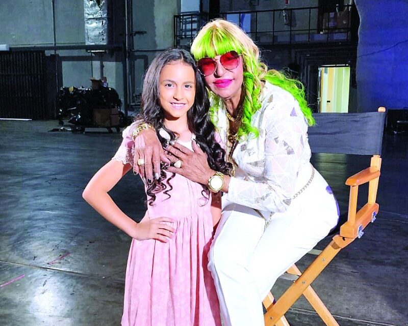¿Igualitas? Fahdly Jacobo interpreta a Fefita la Grande de niña