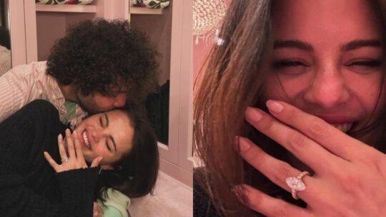 Selena Gómez presume su anillo de compromiso