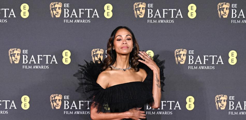 La actriz Zoe Saldaña gana el BAFTA a Mejor Actriz de Reparto por ‘Emilia Pérez’