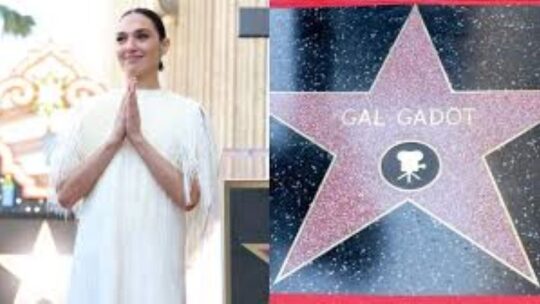 La actriz israelí Gal Gadot recibió una estrella en el emblemático Paseo de la Fama de Hollywood
