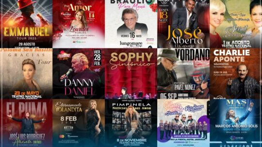“Los veteranos conquistan la cartelera: Emmanuel, El Puma y Yordano lideran los conciertos del año”