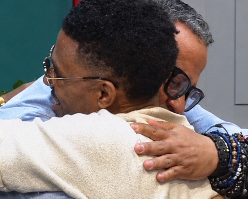 Fausto Mata y Josema Rodríguez se abrazan y dejan atrás el conflicto