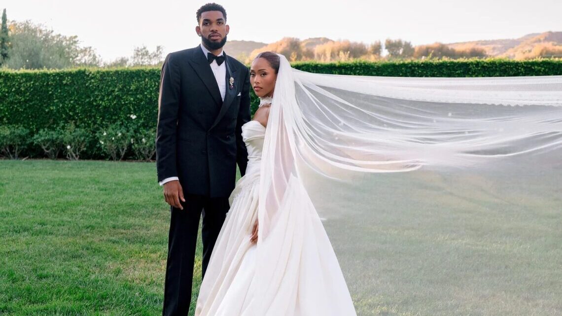 Vogue Weddings revela nuevas imágenes de la boda de Jordyn Woods y Karl-Anthony Towns